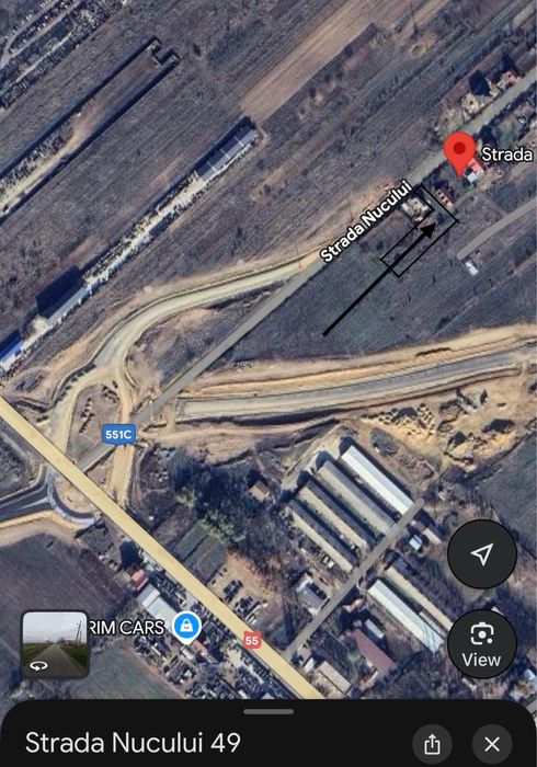 Teren Preajba Malu Mare 1100mp cu deschidere la strada asfaltata