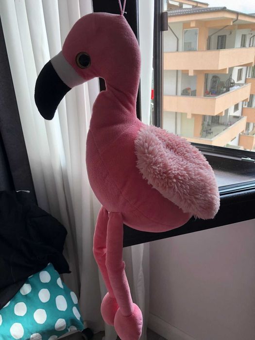 Jucarie plus flamingo, noua fara eticheta, dimnsiune mare