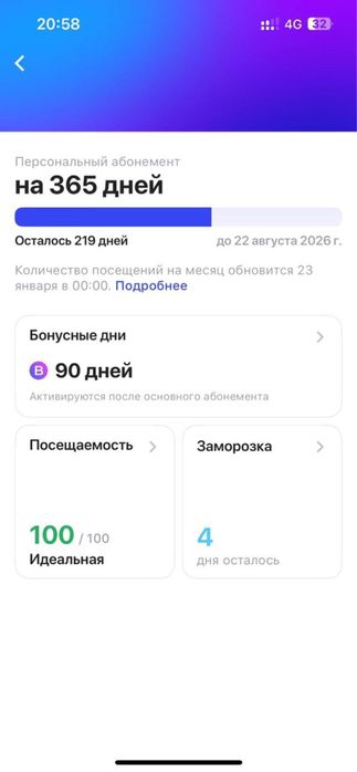 абонемент 1 Фит