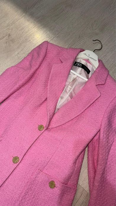 Sacou Zara din tweed