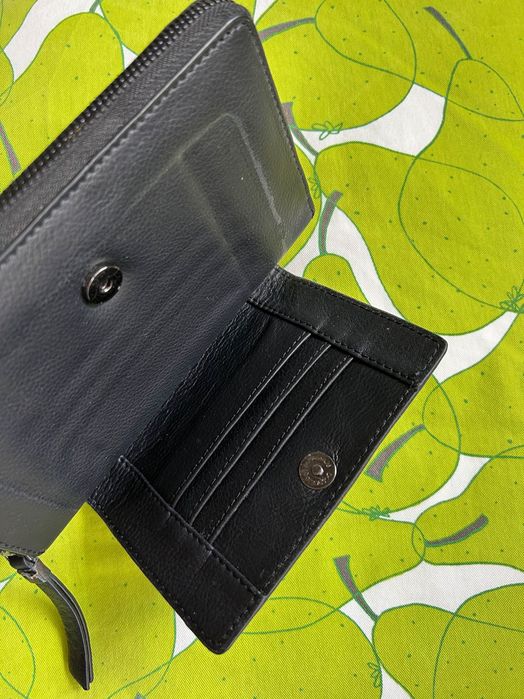 Черен широк правоъгълен портфейл Day Malene Birger