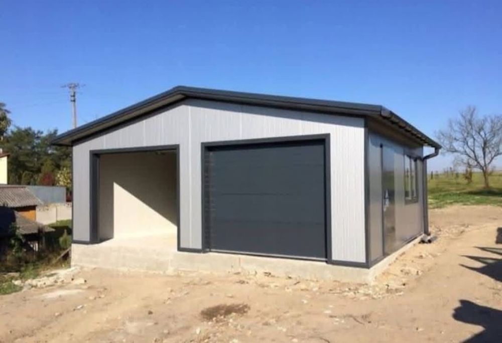 Vând garaj auto pe structura metalica