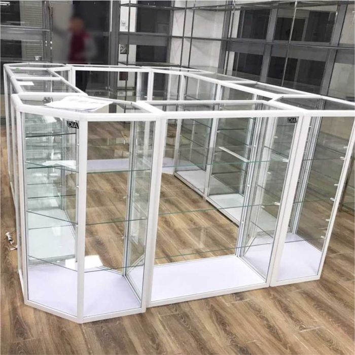 Прилавок витрина, стеклянная, metal oynaly vitrina va prilavkalar