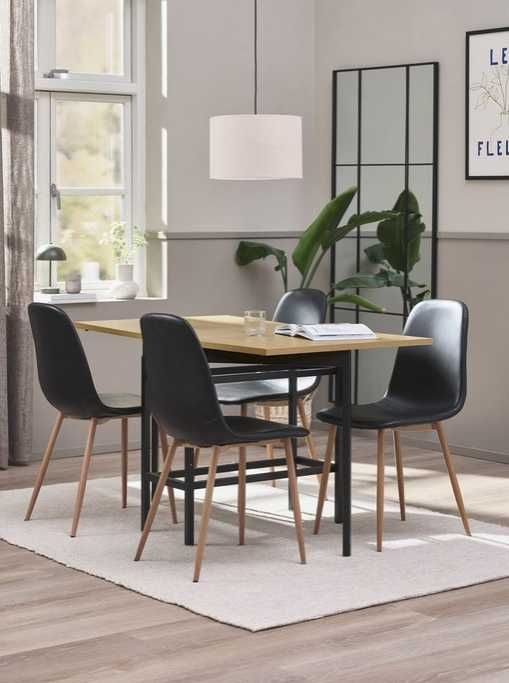 Нова сгаваема маса 75x38/84/130 цвят топъл дъб