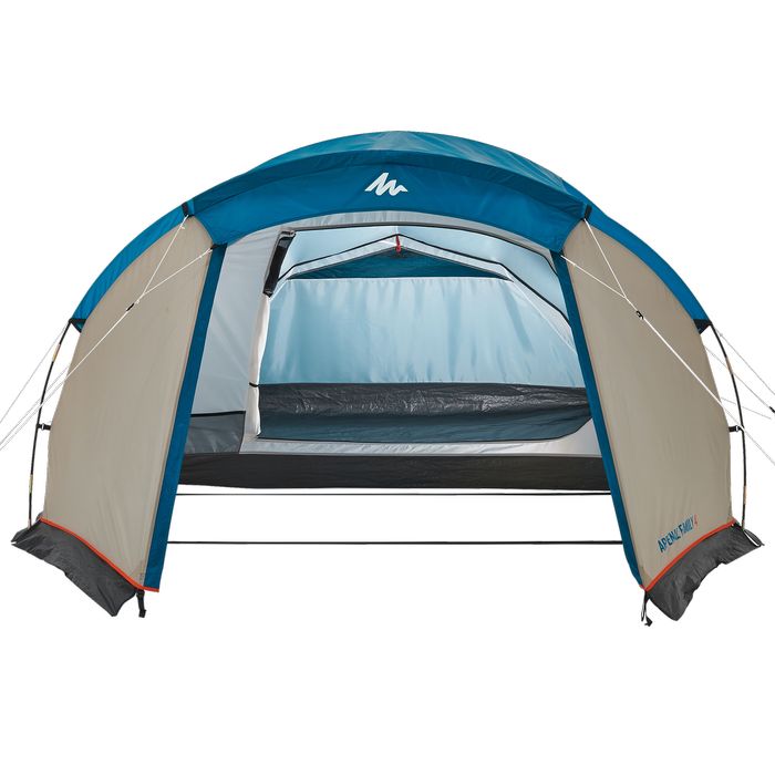 Cort camping 4 Persoane 1 Cameră - produs resigilat Decathlon