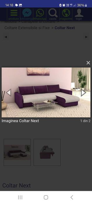 Mobilier coltar living