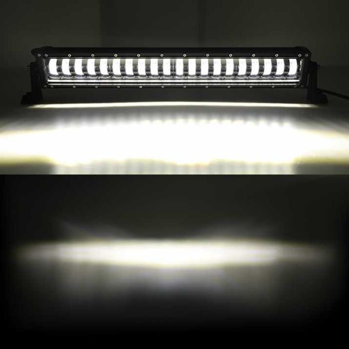 9D 63 СМ 400W Off-Road LED BAR с лупи Hi/Lo Къси и Дълги Светлини