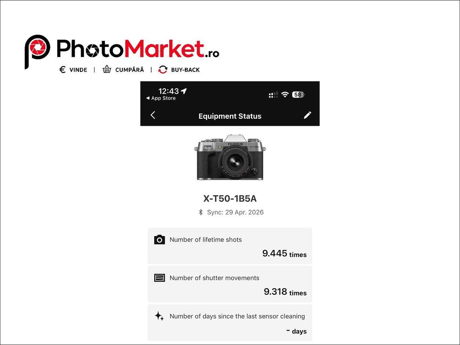 Fujifilm X-T50 - factura + garantie!