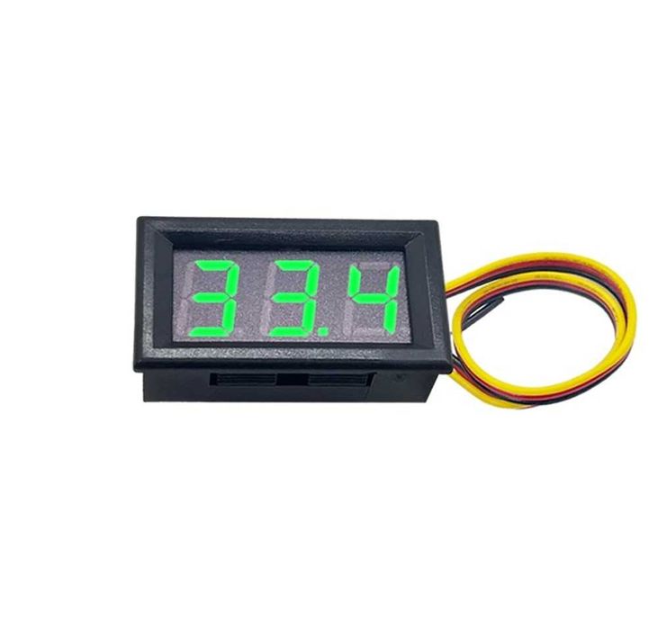Voltmetru Digital de Panou, 0 - 99.9V, /0-200V /4.5V - 30V Rosu /Verde