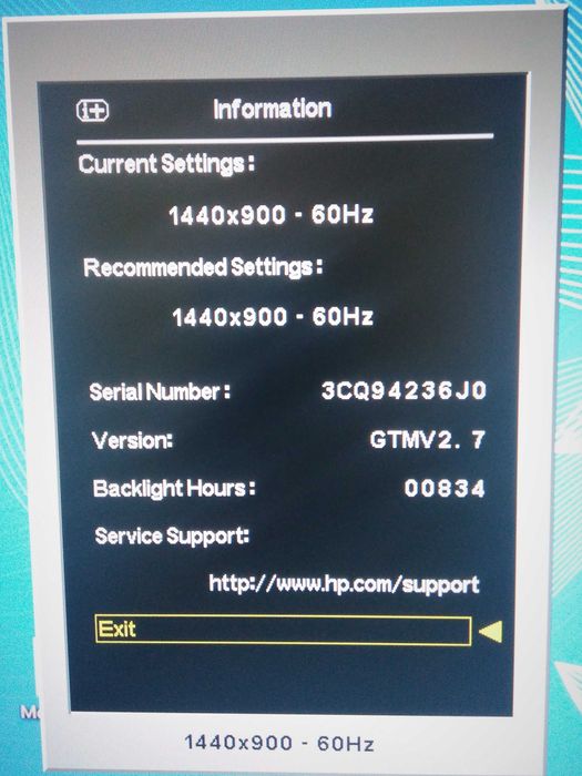 Vand Monitor HP LE1901w foarte ingrijit