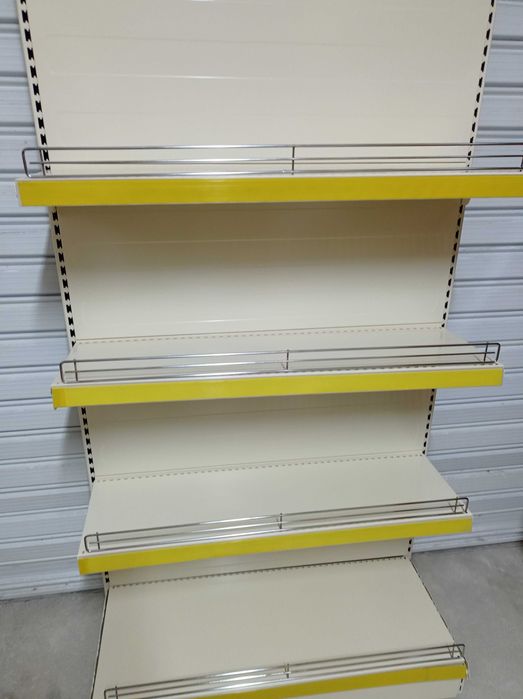 Ограничител за метален рафт /хромиран/ с дължина 1,00м