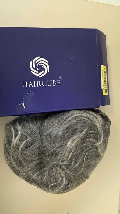 Perucă Haircube scurtă pixie gri argintiu – nouă cu etichetă