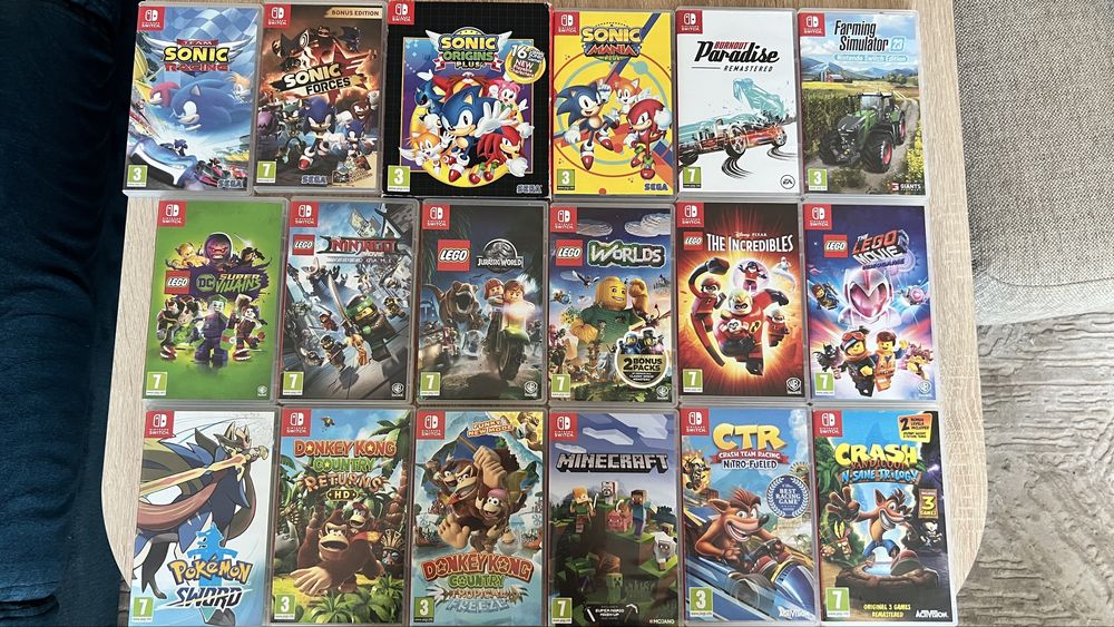 Игри за Nintendo Switch- Fifa, Minecraft, Pokemon Mario и др