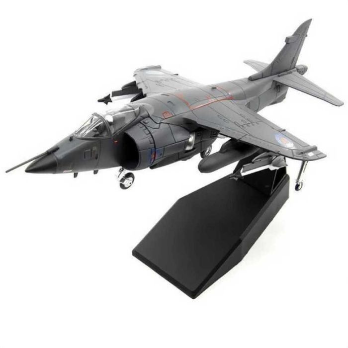 Macheta avion metalica Harrier FRS Royal Navy Sea scara 1:72 20cm