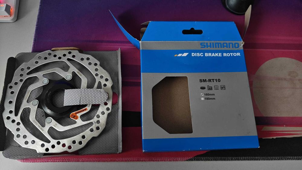 Disc de frână Shimano 160mm Centerlock SM-RT10 Rășină - SHIMANO