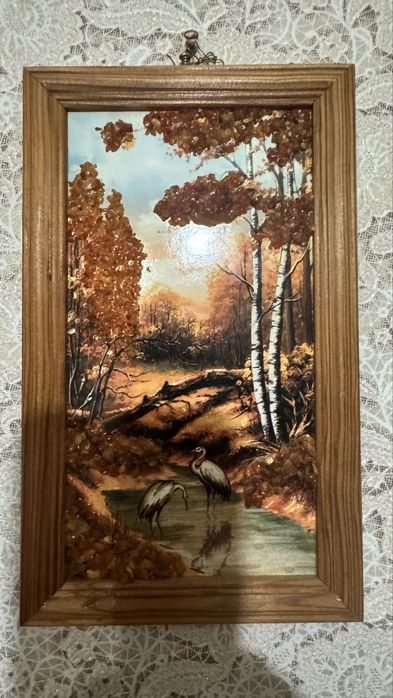 Иконы и картины с янтарем