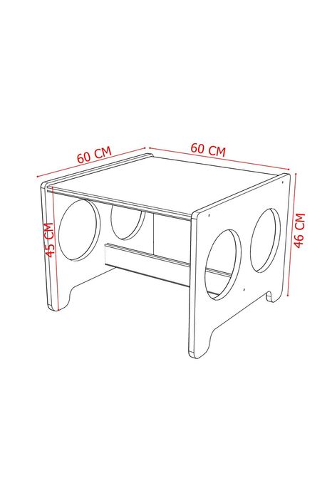 Монтесори Детска маса с 2 стола