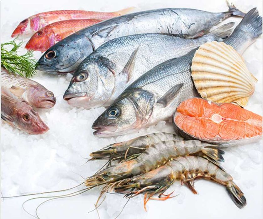 Bambas - Vitirna refrigerare peste, Vitrina expunere peste 150x85x125h