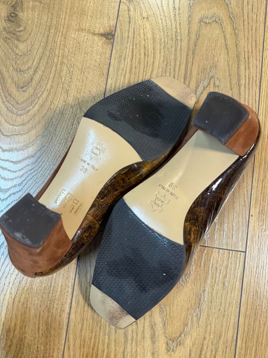 Pantofi Valleazzurra – piele naturală, Made in Italy, mărimea 39