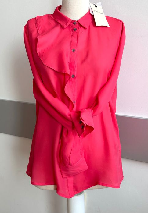 Красива нова риза в разкошен наситен цвят фуксия