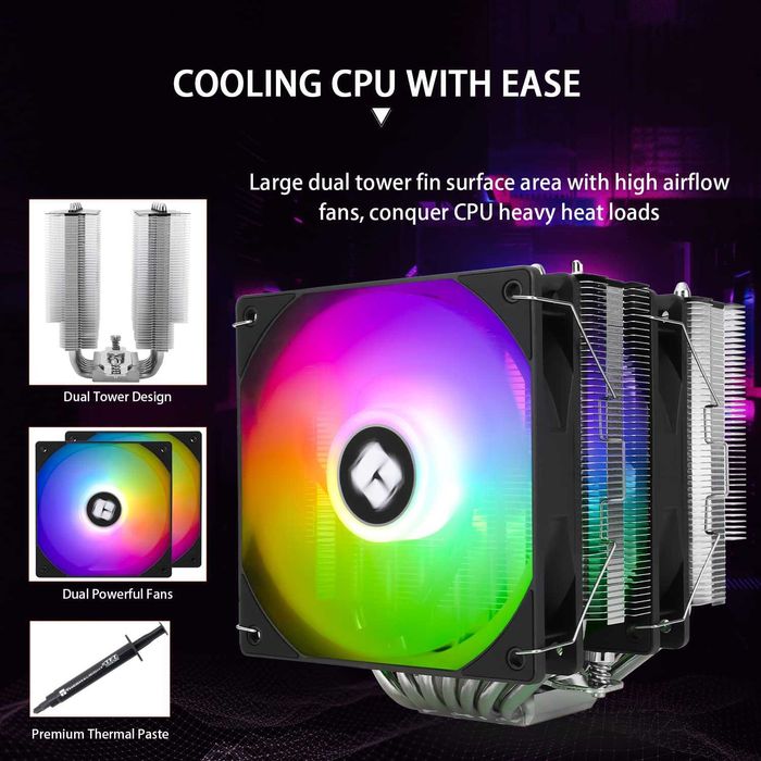 Cooler CPU Aer procesor Thermalright PhantomSpirit 120SE ARGB,AMDIntel