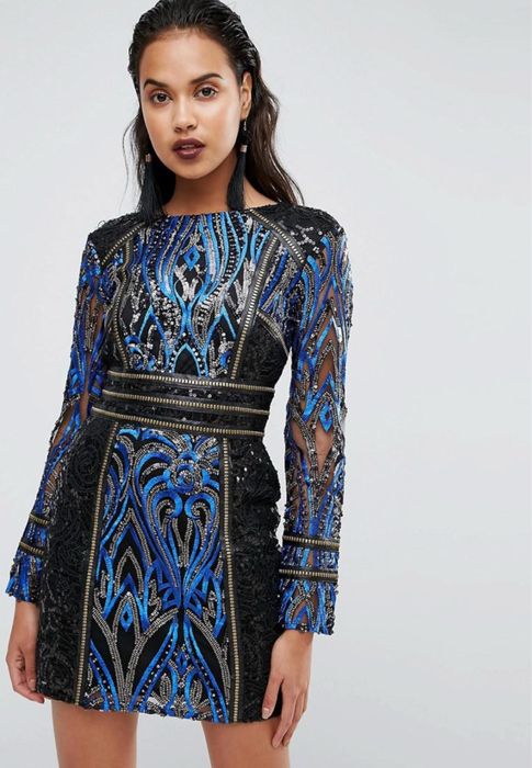 Rochie / Rochii Asos bijuterie / franjuri