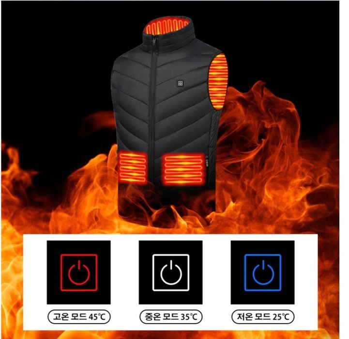 Универсальная жилетка с подогревом!(привезли из Южной Кореи).