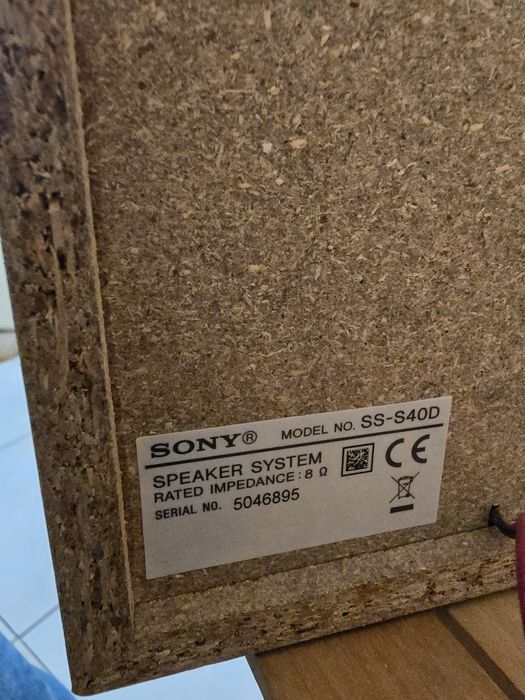 SONY  CMT-S40D уредба