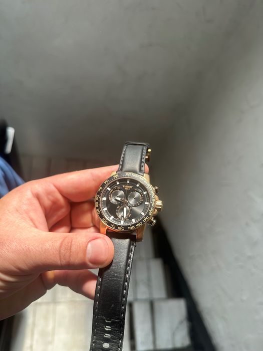 Tissot Supersport Chrono gold