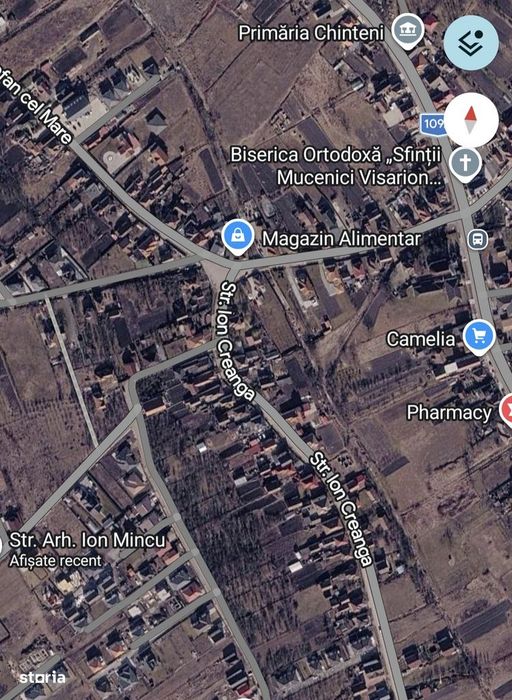 Teren construcție casă în zona centrala