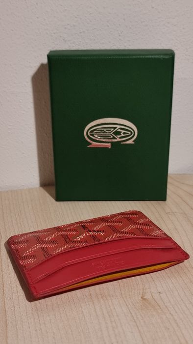 Goyard Red CardHolder/ Portofel