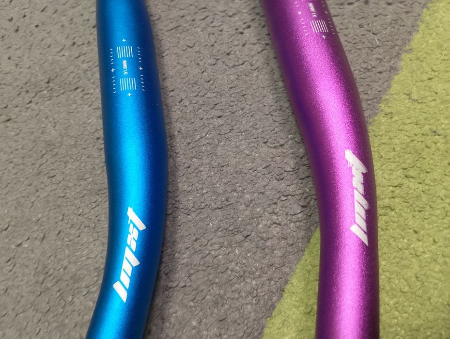 Бар/кормило за колело синьо и лилаво