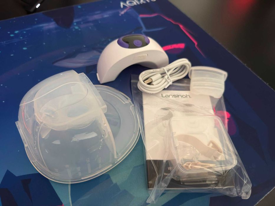 Pompă de sân Lansinoh Wearable Pump (single) – SH, stare impecabilă