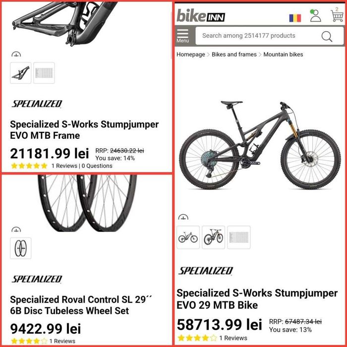 Bicicleta Specialized S-WORKS Stumpjumper EVO 2023