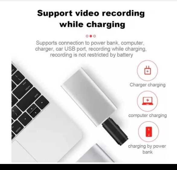 Mini cameră Usb stick Full HD 1920x1080  spion video foto audio rescri