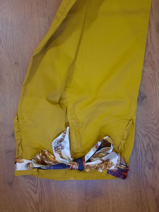 Дамски жълт панталон