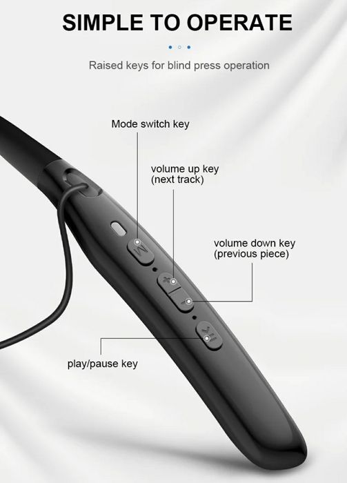 Bluetooth перезаряжаемый шейный аппарат