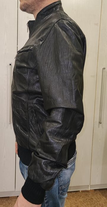 Кожаная куртка мужская