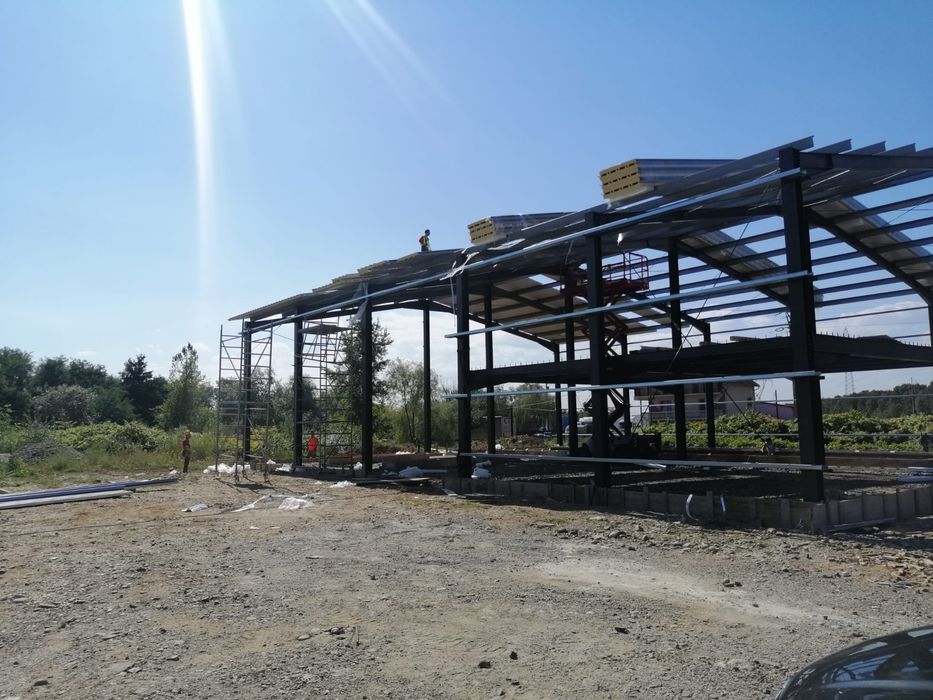 Vand hala structura metalica