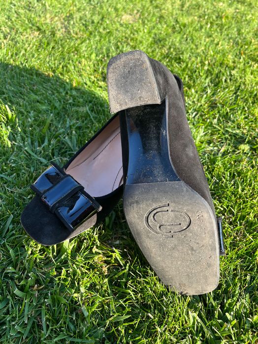 Pantofi Musette piele intoarsa