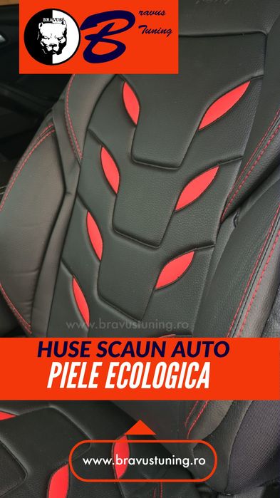 Huse scaun auto Piele Ecologica BP Premium Skoda,Opel,Audi,Mercedes et
