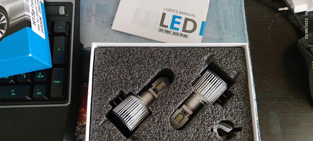 Bec Led H15 Audi, VW, Mercedes Benz plug and play 72W 22000LM