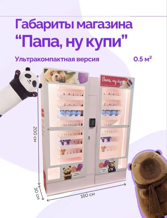Готовый бизнес: вендинговый аппарат с игрушками в ТРЦ