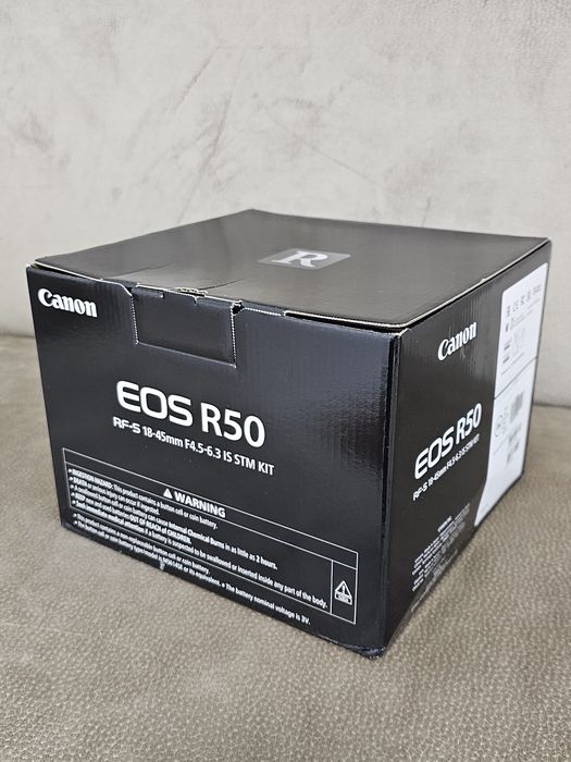 Fotocamera Canon EOS R50 RF-S 18-45mm nouă sigilată