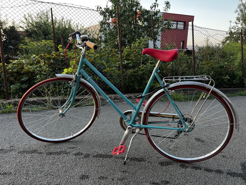 Bicicleta Retro turcoaz