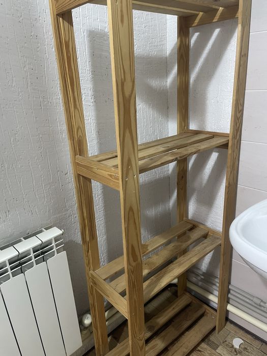 Стеллаж икея, дерево