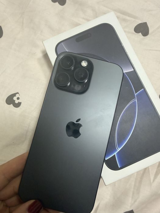 Iphone 16 pro max 256 Gb qora ranglisi