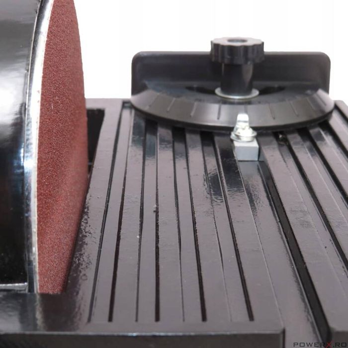 Polizor, slefuitor de banc, putere 600 W, cu banda si disc abraziv,