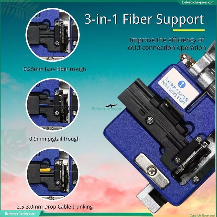 Cleaver Ghilotină fibră optică