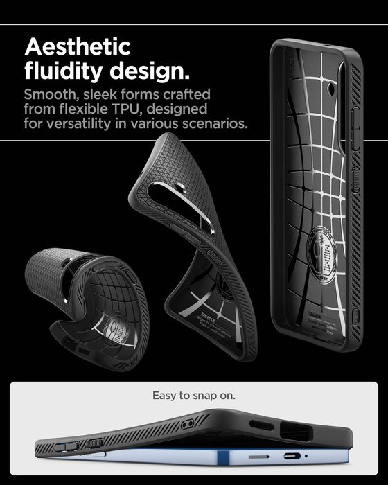 Удароустойчив силиконов кейс за Samsung Galaxy S25 Spigen Liquid Air